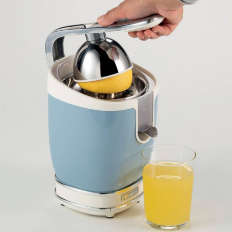 Цитрус преса Ariete VINTAGE JUICER 0413/05, 85W, Метално тяло, Безшумна работа, 2 приставки, Син