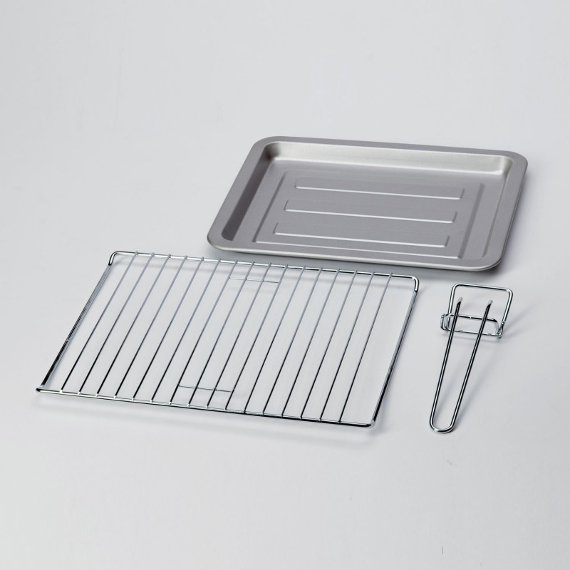 Електрическа фурна Ariete VINTAGE 0979/05, 1380 W, 18 л, 3 режима, До 230C, Двойно термо стъкло, Таймер 60 мин, Бял/Светлосин