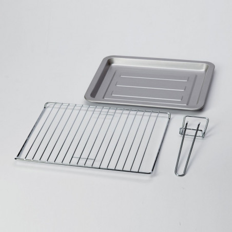 Електрическа фурна Ariete VINTAGE 0979/05, 1380 W, 18 л, 3 режима, До 230C, Двойно термо стъкло, Таймер 60 мин, Бял/Светлосин