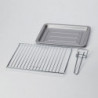 Електрическа фурна Ariete VINTAGE 0979/05, 1380 W, 18 л, 3 режима, До 230C, Двойно термо стъкло, Таймер 60 мин, Бял/Светлосин