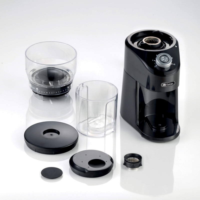 Електрическа кафемелачка Ariete COFFEE GRINDER 3023/00, 200W, 200 g, 14 нива на смилане, 2-12 чаши, Черен