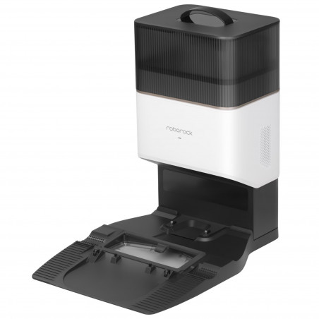 Прахосмукачка робот Roborock S8 Plus S8P02-00, 69W, 5200 mAh, 6000Pa, Моп, LiDAR картографиране, 750 мл, 4 сензора, Автономност до 180 мин, Бял/черен