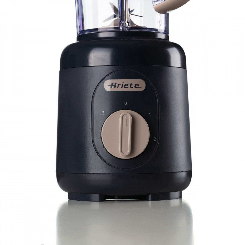 Блендер Ariete BREAKFAST 0576/03, 500W, 1.5 л, 2 скорости+пулс, 4 стоманени остриета, Черен