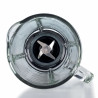 Блендер MODERNA 0585/01, 1000W, 4 ножа, 1.5 л, 4 скорости+пулс, Стъклена кана, Бял