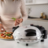 Електрическа фурна за пица Ariete "Пица за 4 минути" 0918/00, 1200W, 32 см, До 400C, 5 нива, Каменна плоча, Незалепващо покритие, Бял