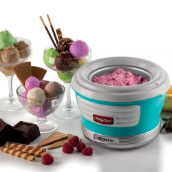Машина за сладолед Ariete PARTY TIME 0643/01, 12W, 1.5 л, 30 мин, Подвижна купа, Тюркоаз