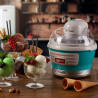Машина за сладолед Ariete PARTY TIME 0643/01, 12W, 1.5 л, 30 мин, Подвижна купа, Тюркоаз