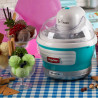 Машина за сладолед Ariete PARTY TIME 0643/01, 12W, 1.5 л, 30 мин, Подвижна купа, Тюркоаз