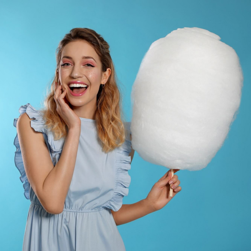 Машина за захарен памук Ariete COTTON CANDY PARTY TIME 2973/01, 450W, Вграден дозатр, Тюркоаз