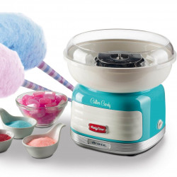 Машина за захарен памук Ariete COTTON CANDY PARTY TIME 2973/01, 450W, Вграден дозатр, Тюркоаз