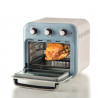 Фритюрник-фурна с горещ въздух Ariete VINTAGE 4632/05, 1400W, 16 л, До 230C, Таймер 60 мин, Въртяща се кошница, Бял/Светлосин