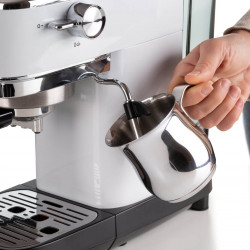 Кафемашина Ariete ESPRESSO SLIM MODERNA 1381/14, 1300W, 15 bar, 1.1 л, Мляно и ESE, Бял