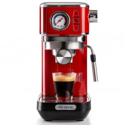 Кафемашина Ariete ESPRESSO SLIM MODERNA 1381/33, 1300W, 15 bar, 1.1 л, Мляно и ESE, Червен