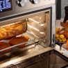 Фритюрник-фурна с горещ въздух Ariete 4629/11, 1700W, 25 л, 15 програми, До 230C, Дигитален дисплей, Въртяща се кошница, Инокс