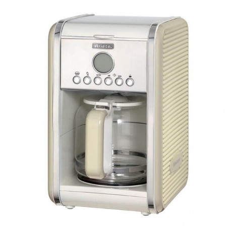 Кафемашина Ariete VINTAGE AMERICANO 1342/03, 960W, 2.1 л, Таймер, Програмиране, Пауза, Противокапкова система, Бежов