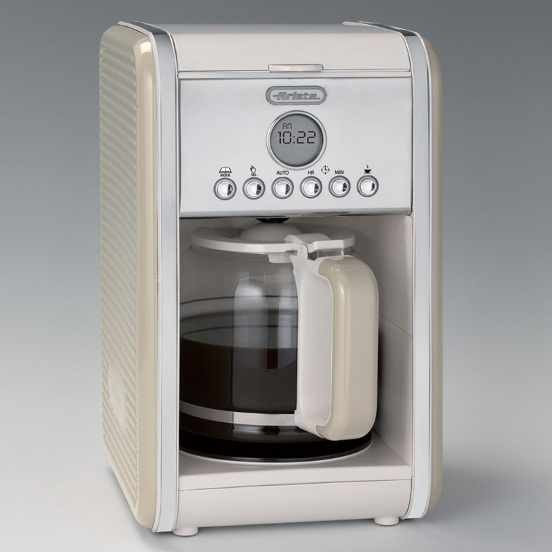 Кафемашина Ariete VINTAGE AMERICANO 1342/03, 960W, 2.1 л, Таймер, Програмиране, Пауза, Противокапкова система, Бежов