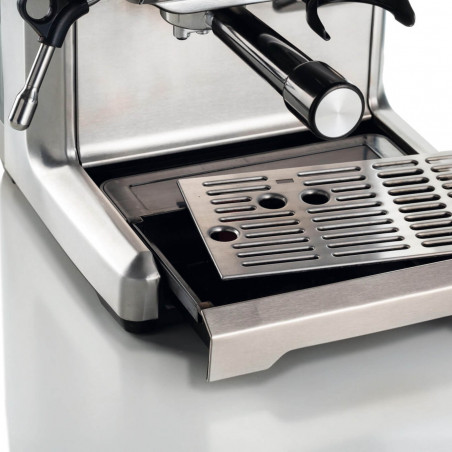 Еспресо машина Ariete ESPRESSO METAL 1313/10, 1600W, 15 bar, 2 л, Вградена кафемелачка с 11 степени, Манометър, Инокс