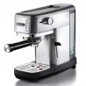 Еспресо машина Ariete ESPRESSO METAL SLIM 1380/10, 1300W, 15 bar, 1.1 л, Персонализиране на дължината на кафето, Инокс