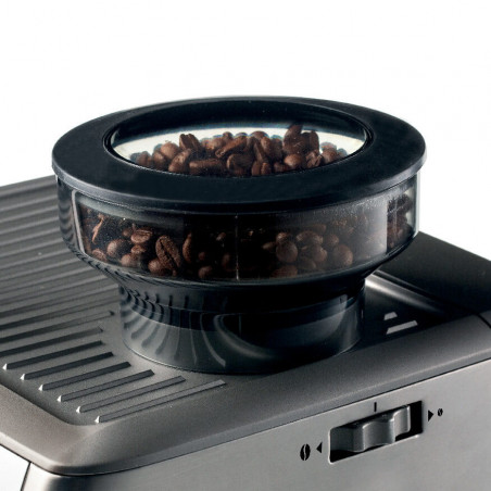 Еспресо машина Ariete ESPRESSO METAL PRO 1312/10, 1600W, 15 bar, 2 л, Тъчскрийн, Вградена мелачка с 11 степени, Неръждаема стомана, Инокс