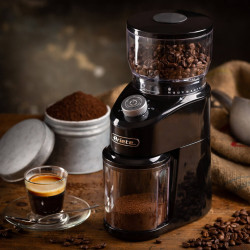 Електрическа кафемелачка Ariete COFFEE GRINDER 3023/00, 200W, 200 g, 14 нива на смилане, 2-12 чаши, Черен