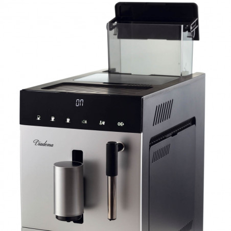 Кафеавтомат Ariete Diadema Automatica 1452/01, 1.5 л, Вградена мелачка, 1350W, 19 bar, Сензорен дисплей, Стиймър, Сребрист