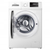 Пералня с предно зареждане Tesla WF71460T, 7 кг, 16 програми, 1400 rpm, Инверторен мотор, Клас А, Отложен старт, Защита от деца, Бял/сив