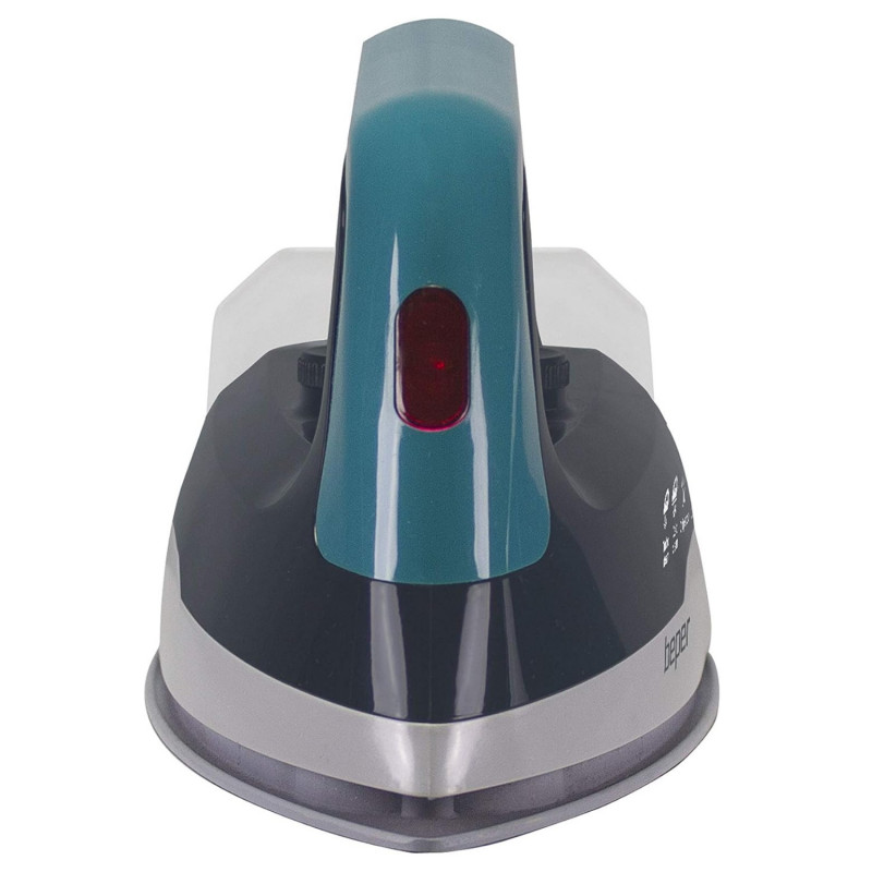 Ютия Beper P204CAL200, 2250W, Керамична плоча, Термостат, Филтър, Непрекъснат цикъл, Бял/синьозелен