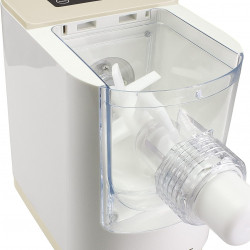 Уред за прясна паста и спагети Beper P102SBA500, 200W, 8 настройки, Неръждаема стомана, Автоматична, Бял/бежов
