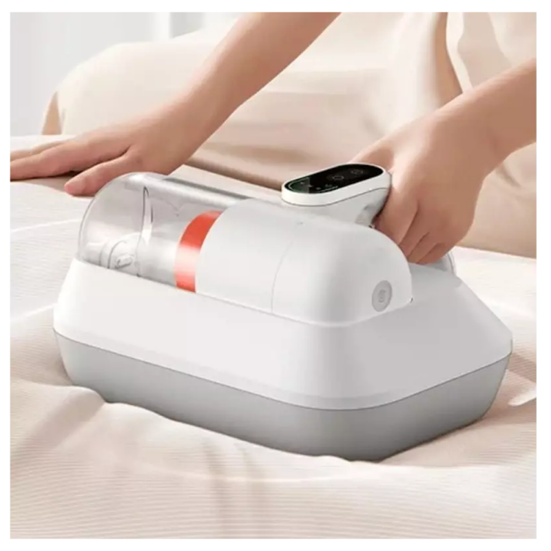Прахосмукачка за акари и прах Xiaomi BHR8943EU Dust Mite Vacuum Cleaner Pro, 400W, 0.5 л, 3000/40000 rpm/min, 14 kPa, Cyclon, 4 степенна филтрация, LED дисплей, Бял