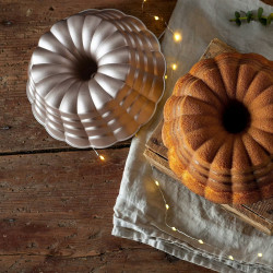 Форма за печене Dr.Oetker Floral 2551, 24 см, Кръгла, Алуминиева отливка, Сребрист
