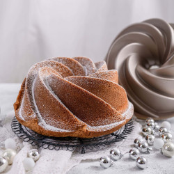 Форма за печене Dr.Oetker Twist 2552, 22 см, Кръгла, Алуминиева отливка, Сребрист