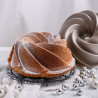 Форма за печене Dr.Oetker Twist 2552, 22 см, Кръгла, Алуминиева отливка, Сребрист
