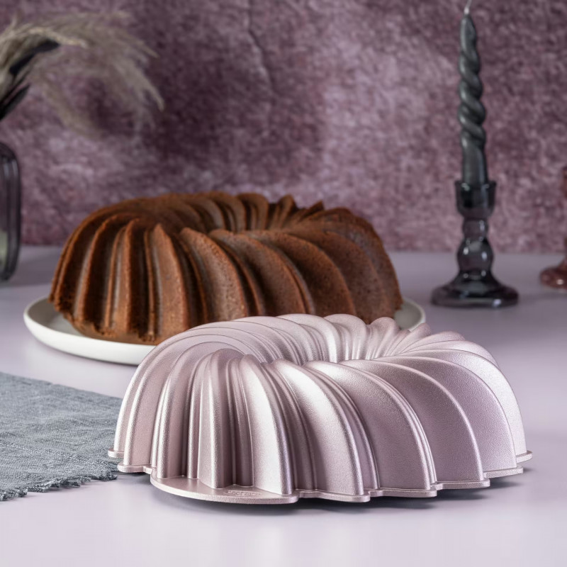 Форма за печене Dr.Oetker Creative Sun 2555, 24 см, Кръгла, Алуминиева отливка, Розово злато