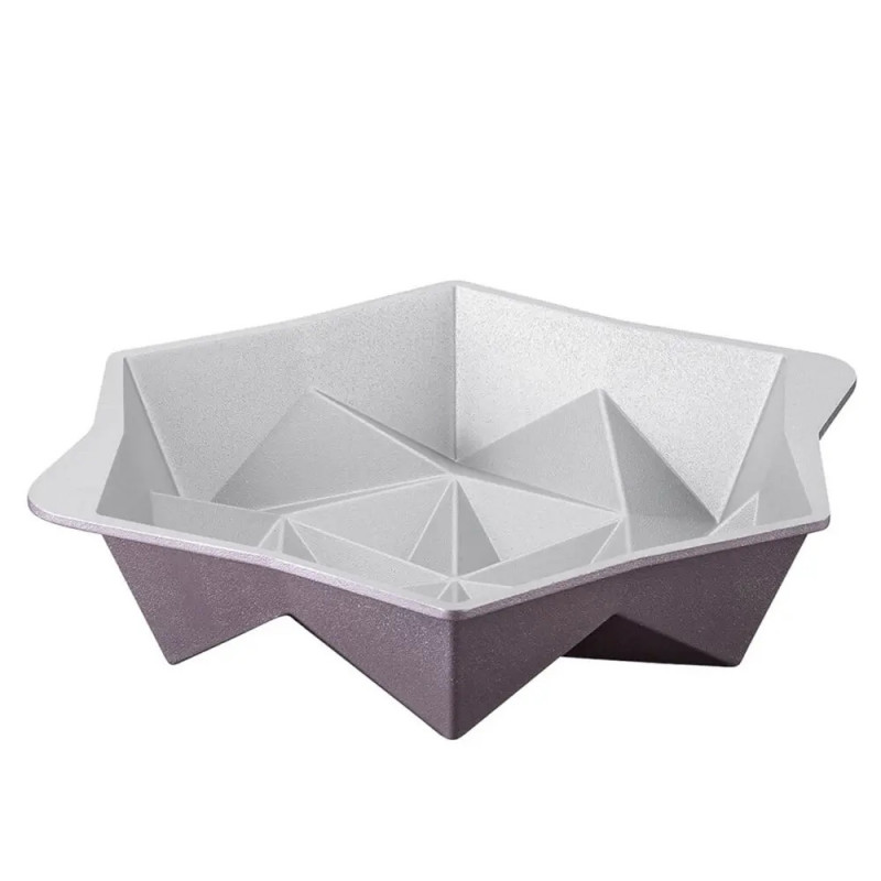 Форма за печене Dr.Oetker Origami 2556, 28 см, Форма "Оригами", Алуминиева отливка, Розово злато