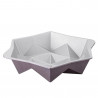 Форма за печене Dr.Oetker Origami 2556, 28 см, Форма "Оригами", Алуминиева отливка, Розово злато