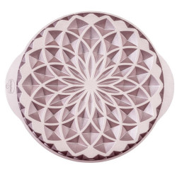 Форма за печене Dr.Oetker Mandala 2557, 26 см, Кръгла, Алуминиева отливка, Розово злато