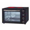 Готварска печка с керамичен плот Oliver Voltz OV51441E45, 4300 W, 45L, 90-230C, Вентилатор, Осветление, Черен