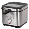 Фритюрник Elite ЕDF-1102, 1200W, 2.5 л, 150-190C, Прозорец за наблюдение, Филтър против миризми, Термостат, Инокс/черен
