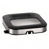 Фритюрник Elite ЕDF-1102, 1200W, 2.5 л, 150-190C, Прозорец за наблюдение, Филтър против миризми, Термостат, Инокс/черен