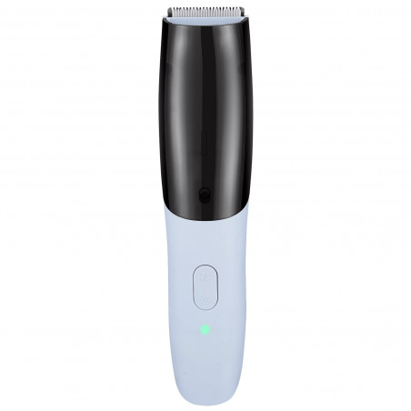 Вакуумен тример за брада ELITE VHT-1355, Li-ion 1200mAh, IPX5, USB-C, Автономия до 100 мин, Бял/черен