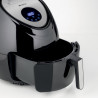 Фритюрник с горещ въздух Ariete AIRY FRYER XXL 4618/00, 1800W, 5.5 л, 7 програми, Таймер, LCD сензорен дисплей, Черен