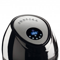 Фритюрник с горещ въздух Ariete AIRY FRYER XXL 4618/00, 1800W, 5.5 л, 7 програми, Таймер, LCD сензорен дисплей, Черен