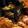 Фритюрник с горещ въздух Ariete MAXI 4626/00, 1300 W, 6 л, 8 програми, 35-200C, LCD сензорен панел, Черен