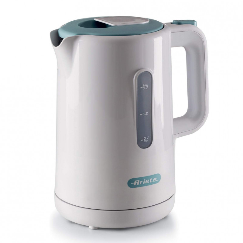 Електрическа кана Ariete BREAKFAST 2846/01, 2200W, 1.7 л, Автоматично изключване, Подвижен филтър, Бял