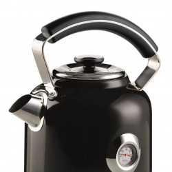 Електрическа кана Ariete MODERNA 2854/02, 2000W, 1.7 л, Термометър, 360C безжична основа, Подвижен филтър, Черен