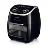 Фритюрник-фурна с горещ въздух Ariete AIRY FRYER OVEN 4619/00, 2000W, 11 л, 8 програми, 80-200C, Ротационен грил, Таймер, Черен