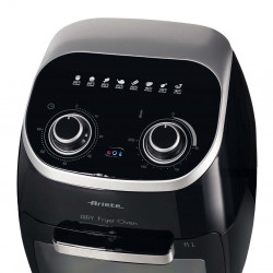 Фритюрник-фурна с горещ въздух Ariete AIRY FRYER OVEN 4619/00, 2000W, 11 л, 8 програми, 80-200C, Ротационен грил, Таймер, Черен