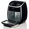Фритюрник-фурна с горещ въздух Ariete AIRY FRYER OVEN 4619/00, 2000W, 11 л, 8 програми, 80-200C, Ротационен грил, Таймер, Черен