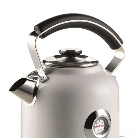 Електрическа кана Ariete MODERNA 2854/01, 2000W, 1.7 л, Термометър, 360C безжична основа, Подвижен филтър, Бял