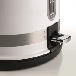 Електрическа кана Ariete MODERNA 2854/01, 2000W, 1.7 л, Термометър, 360C безжична основа, Подвижен филтър, Бял